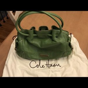 Cole Haan pebbled leather handbag